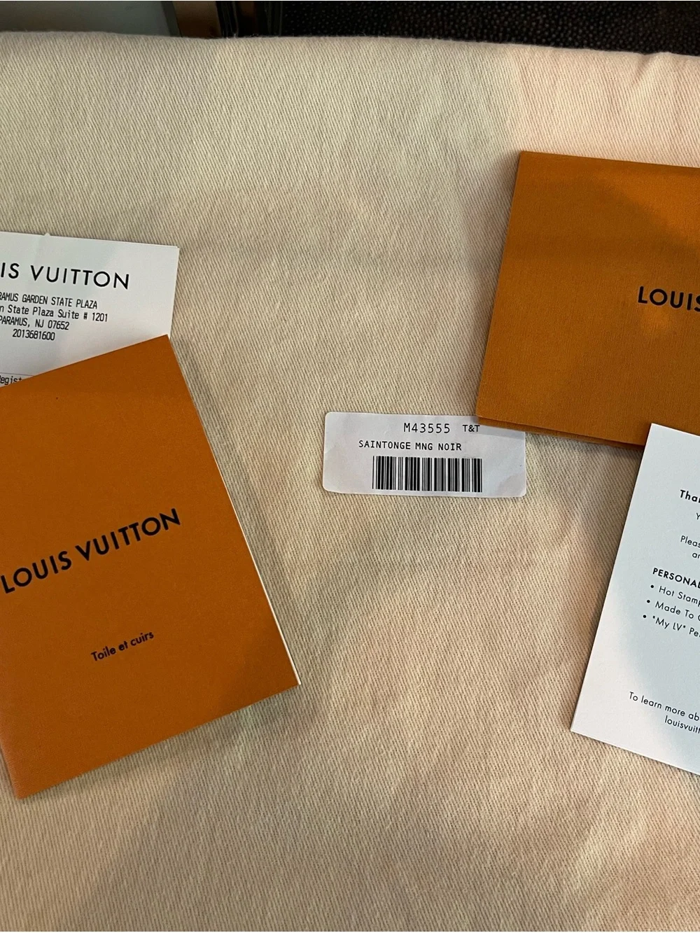 Louis Vuitton Monogram Santoinge Canvas Crossbody Bag in Brown with Black Trim - Picture 2 of 10